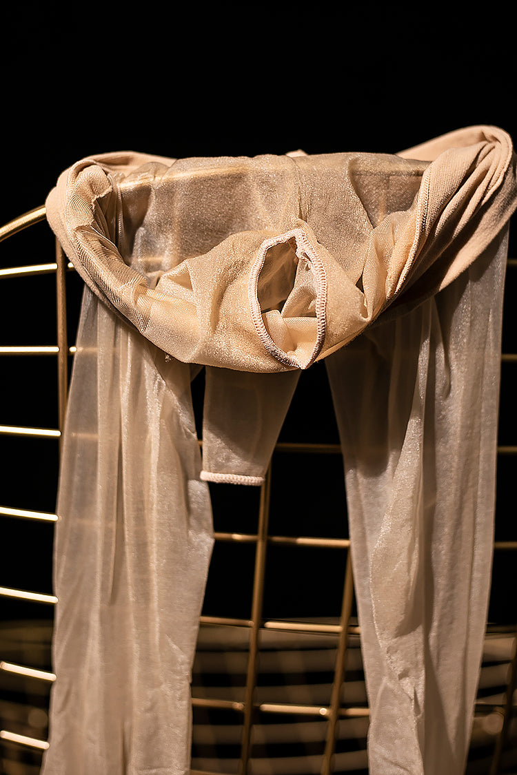 Silky Ultra Thin Shiny Seamless Traceless Man Pantyhose Support Plus Size