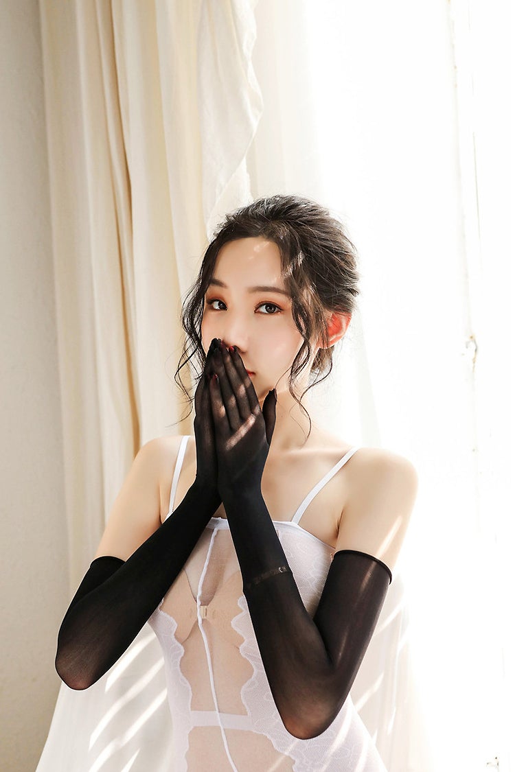 Smooth seamless sexy stockings gloves - Ling lingerie