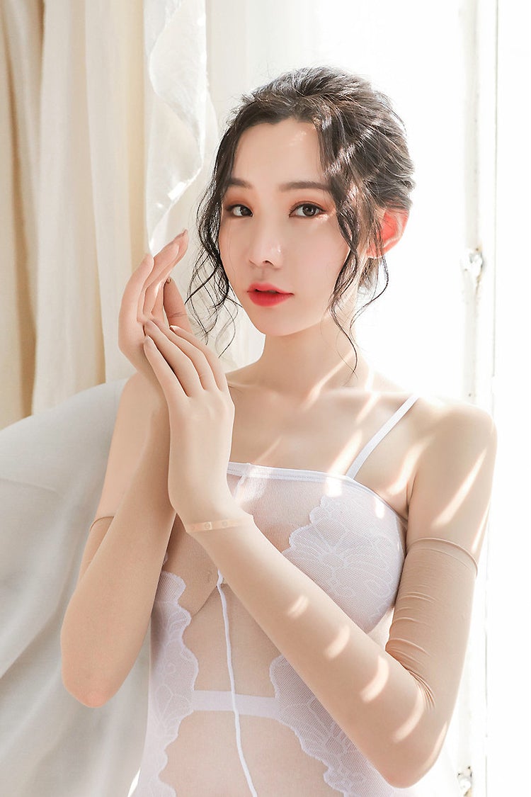 Smooth seamless sexy stockings gloves - Ling lingerie