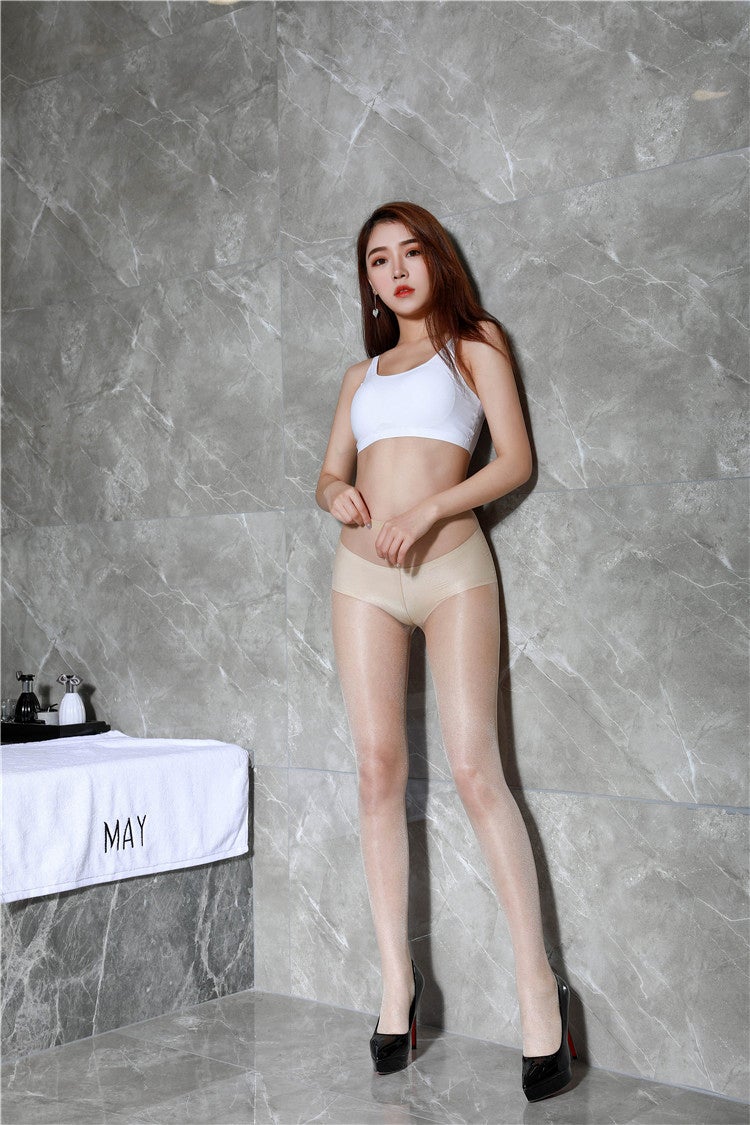 2D sleek perspective shiny ultra-thin pantyhose - Ling lingerie