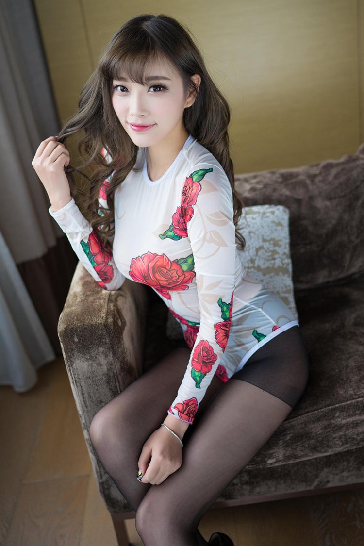 Elegant rose mesh bodysuit - Ling lingerie