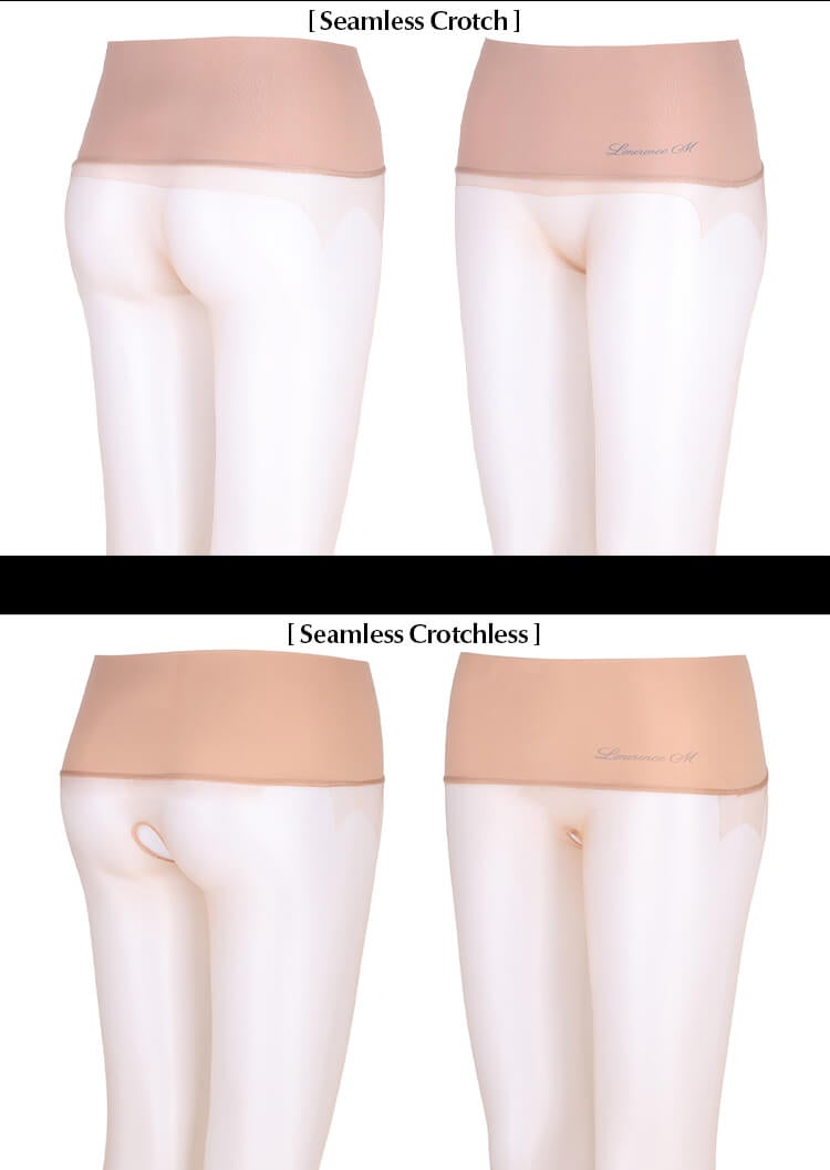 Limerence M [Aurora] Silky Seamless Traceless Crotchless Pantyhose - Ling lingerie