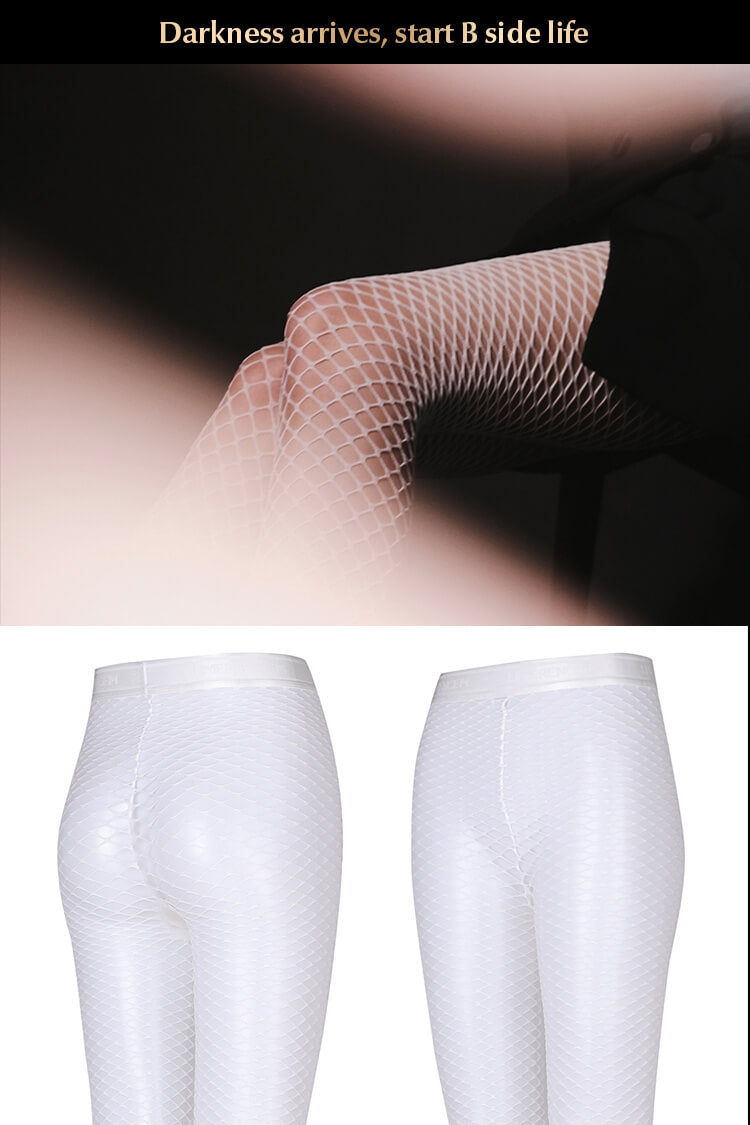 Limerence M [Elves] Limited Edition Luminous Fishnet Pantyhose - Ling lingerie