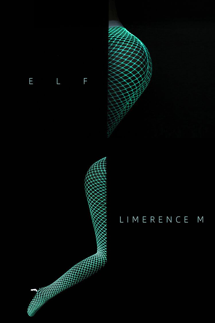 Limerence M [Elves] Limited Edition Luminous Fishnet Pantyhose - Ling lingerie