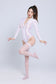 Shiny Spandex Lycra Solid Color Long Sleeve Bodysuit With Stockings