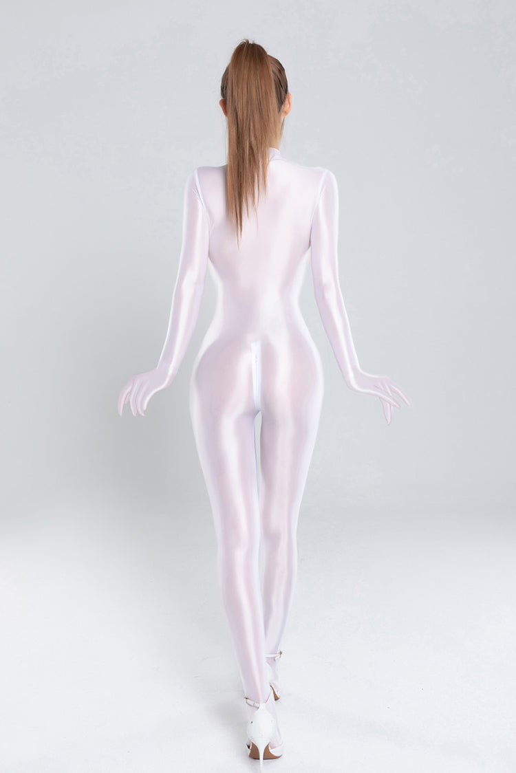 Shiny Spandex Lycra Solid Color Fetish Zentai Catsuit