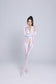 Shiny Spandex Lycra Solid Color Sleeveless Unitard Bodysuit With Gloves